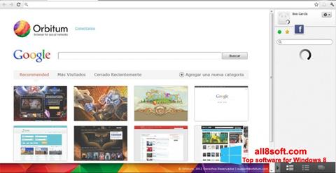 Screenshot Orbitum per Windows 8