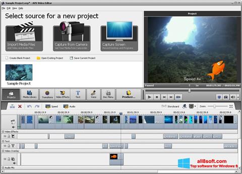 Screenshot AVS Video Editor per Windows 8