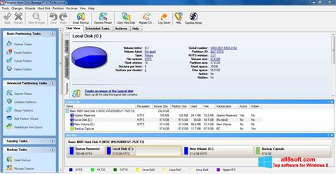 Screenshot Paragon Hard Disk Manager per Windows 8