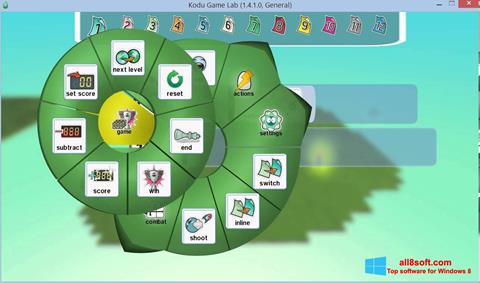 Screenshot Kodu Game Lab per Windows 8
