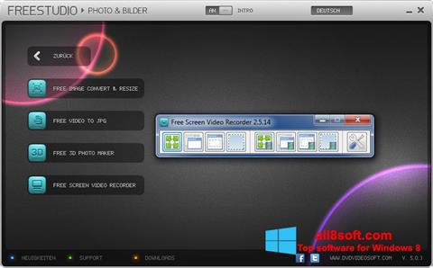 Screenshot Free Studio per Windows 8