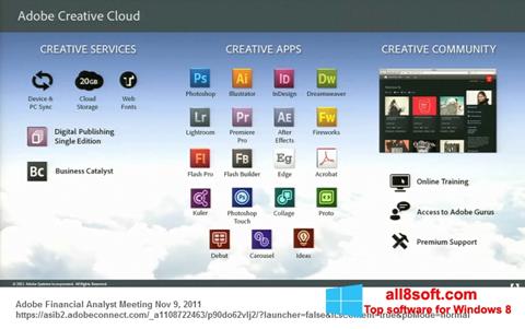 Screenshot Adobe Creative Cloud per Windows 8