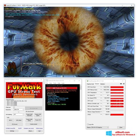 Screenshot FurMark per Windows 8