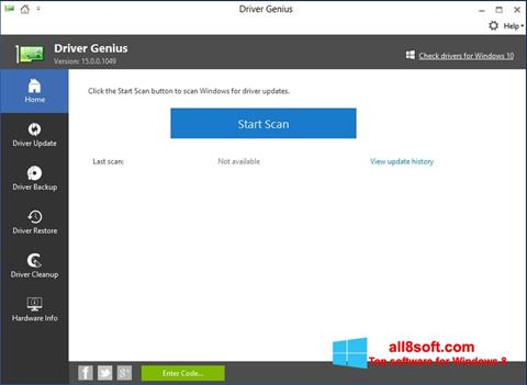 Screenshot DriverScanner per Windows 8