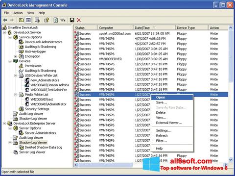 Screenshot DeviceLock per Windows 8