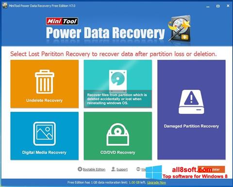 Screenshot Power Data Recovery per Windows 8