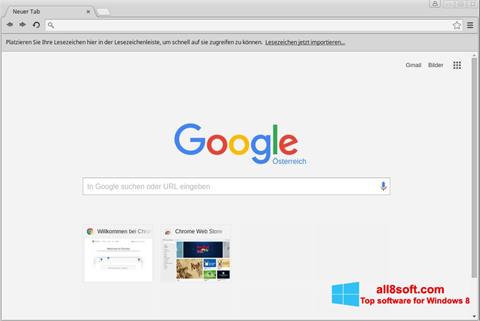 Screenshot Google Chrome per Windows 8