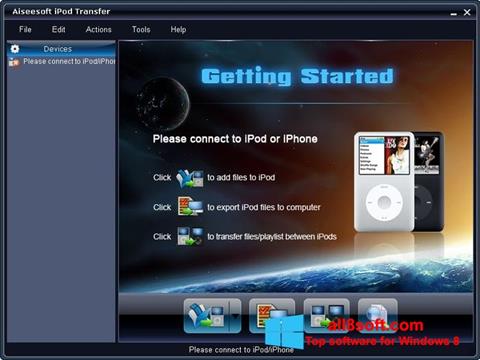 Screenshot iPhone PC Suite per Windows 8