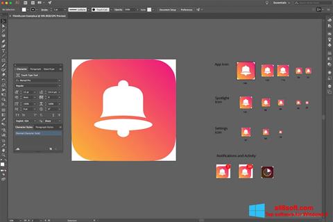 Screenshot Adobe Illustrator CC per Windows 8