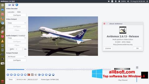 Screenshot Avidemux per Windows 8